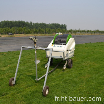 Système d&#39;irrigation aquajet d&#39;irrigateur d&#39;enrouleur de tuyau à faible consommation d&#39;énergie/système d&#39;irrigation à enrouleur de tuyau avec flèche